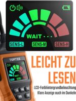 TopTes PT520A Gasspürgerät mit 43,5-cm-Schwanenhals für Zuhause und Wohnmobil – Ansicht 4