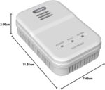 ABUS Gasmelder GWM100ME für Erdgas und Methan, 85 dB, 230 V, EN 50194-1 – Ansicht 5
