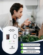 Firlarm Gasmelder für Stadtgas, Methan, Propan und Butan, EN 50194, 85 dB – Ansicht 5