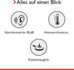 PYREXX PX-1 Rauchmelder mit 10-Jahres-Batterie und Magnethalterung ohne Bohren – Ansicht 6