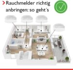 PYREXX PX-1 Rauchmelder mit 10-Jahres-Batterie und Magnethalterung ohne Bohren – Ansicht 7