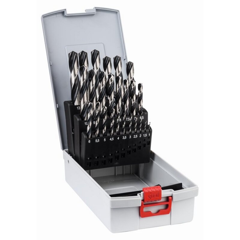 Bosch HSS Spiralbohrer PointTeQ 25-teilig Bild 1 Bosch Professional HSS Spiralbohrer PointTeQ Set 25-teilig in der ProBox
