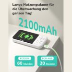 GHB Babyphone – 2100-mAh-Akku, bis 60 Stunden im ECO-Modus