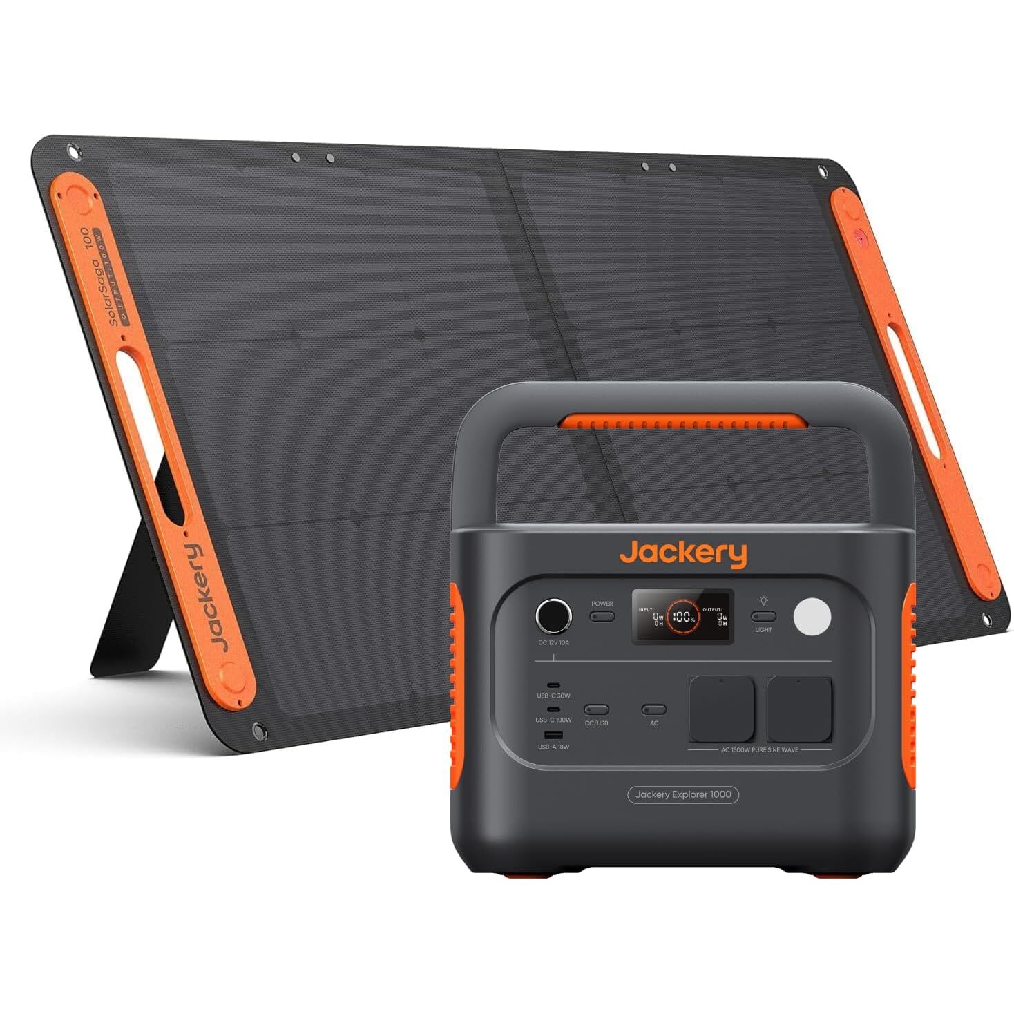 Jackery Explorer 1000 v2 Powerstation mit 100-W-Solarpanel
