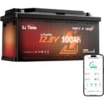LiTime 12V 50Ah LiFePO4-Akku mit Bluetooth