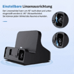 USB Type-C Charger Dock – mit versteckte Sicherheitskamera – Live-Zugriff per App – Bild 8