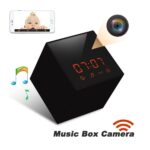 4K Wifi Kamera mit Nachtsicht und  Bewegungsmelder, Kameralinse 100% getarnt Bluetooth Lautsprecher, – Bild 3