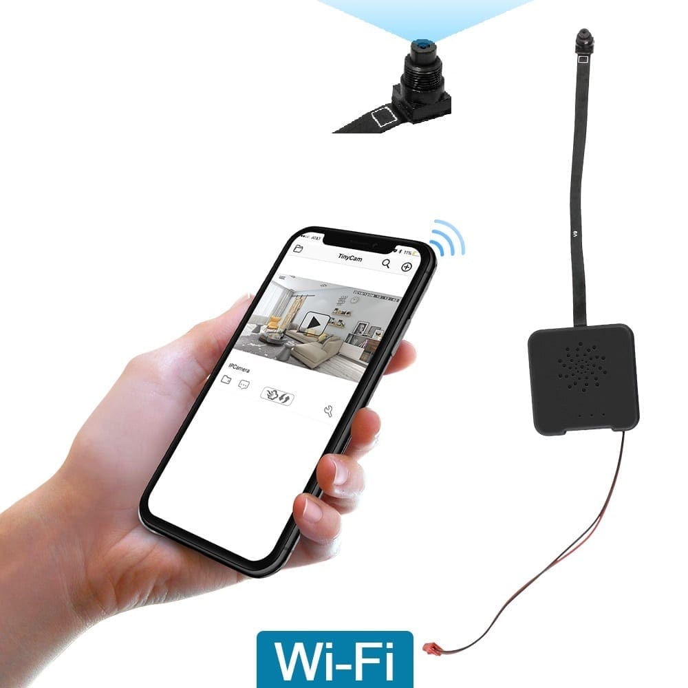 Smart-cam-wifi-1.jpg DIY Mini Kamera mit, Bewegungserkennung, Akku 5000 mAh, Mikrofon für Tonüberwachung, App Steuerung für IOS und Android – Bild 1