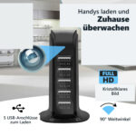 USB-Ladestation 5-fach mit getarnter WLAN-Kamera, Bewegungserkennung & App – Bild 2