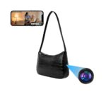 Handtasche mit versteckter WLAN-Kamera PQ590 – Live-Bild per App, Full HD, 64 GB Speicherkarte inklusive – Bild 2