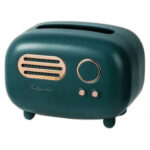 Taschentuchbox mit versteckter WLAN-Kamera im Retro-Radio-Design, Bewegungserkennung & App