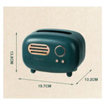 Taschentuchbox mit versteckter WLAN-Kamera im Retro-Radio-Design, Bewegungserkennung & App – Bild 3